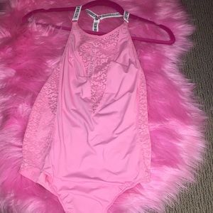 Victoria’s Secret cheetah mesh body suit